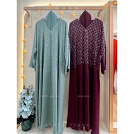 NUHA ABAYA ORIGINAL DUBAI FULLY RHINESTONES READY STOCK MALAYSIA