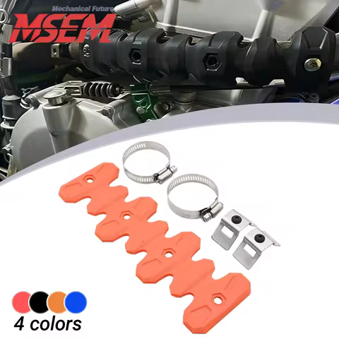 220mm 400mm Exhaust Head Pipe Muffler Heat Shield Cover Guard For Husqvarna FC FE KTM SXF EXCF SMR 2