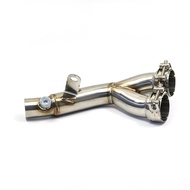 Motorcycle Exhaust Middle Pipe For Akrapovic Yamaha R6 YZF-R6 2006-2019