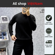 Beautiful Round Neck Men's Sweater AE SHOP MK601, Thick Wool, Guangzhou Product