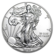 2020 United States Mint ASE American Eagle Liberty 1 oz .999 Silver Coin BU 1oz