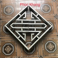 Square box iron letter - 20x40 square iron cotton, 1.5mm thick - Size from 70cm to 100cm