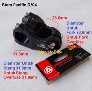 Stem Sepeda MTB Pacific 31.8mm Oversize
