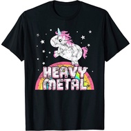 Funny Ironic Cool Unicorn Heavy Metal Music T-Shirt