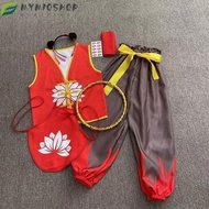 MIOSHOP Nezha Cosplay Costume, Nezha Movie 2 Cloth Nezha , Performance Outfit Nezha Clothing Prop Su