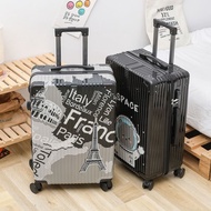 HY&amp;🌞Luggage Trolley Case2022New Large Capacity20Male Student Accommodation Zipper Leather Suitcase Password Suitcase SEN