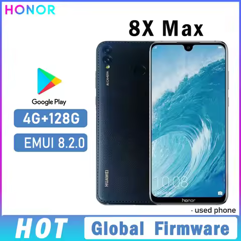 HONOR 8X MAX Smartphone Global firmware EMUI 8.2.0 7.12 inches 5000mAh battery CPU Snapdragon 660 Du