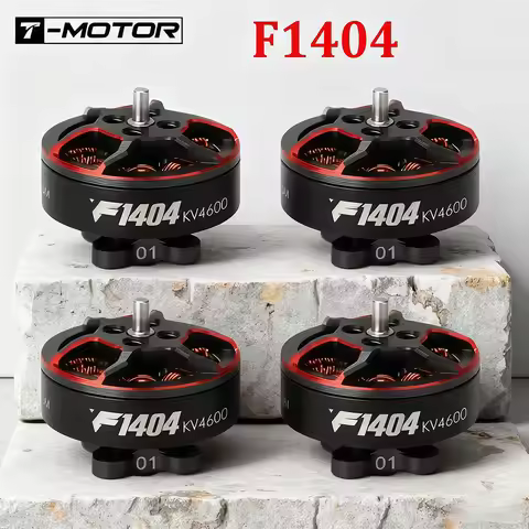 T-Motor F1404 1404 2900 3800 4600KV 3-4S Lipo FPV Brushless Motor 1.5mm Shaft 2.5-4inch Cinewhoop Du