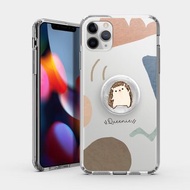 客製化英文名 小刺蝟 IPHONE 保護殼 氣囊支架組合 PS159