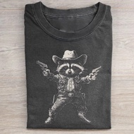 Cowboy Raccoon T-shirt