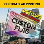 CUSTOM FLAG FABRIC | BENDERA | 旗布 (1 SIDE)