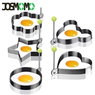 JOSMOMO 5 egg ring shape, stainless steel egg bag mold, non-stick egg bag round mold