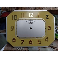 Mặt số nhôm đồng hồ Odo, mặt bát giác ngang Kankoo Clock phiên bản mới nhôm dày 5 dem- Có bán kèm vi