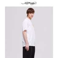 Ed Hardy 2023 Summer Cross Diamond Print Men's Short Sleeve T-Shirt