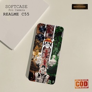Latest Realme C55 Hp Case - ANIME Fashion Case - Casing Hp Realme C55 - Softcase Pro Camera - Silico