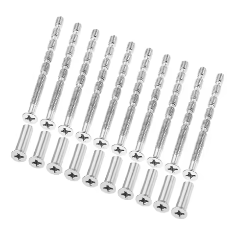10 Set M4x16 Cross Sleeve M4x60 Bolt Door Handle Screw Knob Hardware Lever Handle Screws Connecting 