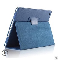 iPad Air2 Cover iPad2/3/4/5/6/7 Litchi Two-fold Bracket All-inclusive Leather Case
