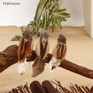 FF 12pcs Foam Feather Birds 10*6cm DIY Crafts Ornament Garden Decor PH