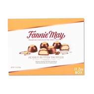 Fannie May, Milk Chocolate Candy, Peanut Butter Truffle, Gift Box, 11oz