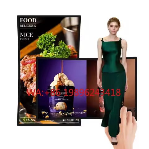 2024 Best Selling 32 Inch Wall Mounted Curved Screen with Capacitive Touch 4K Display Business Gamin