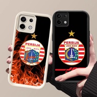 HK-39 Persija Shockproof Casing for Black and White Silicone Infinix Note Zero 40Pro Infi 40S 30 40P