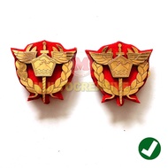 Brass Customs Logo Badge - Customs Emblem