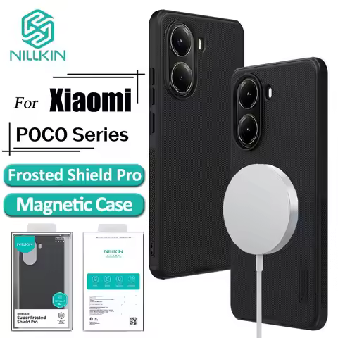 Nillkin Super Frosted Shield Pro Magnetic Case For Xiaomi Mi 15 14 17 Ultra 14T 15T POCO F7 X7 F6 F8