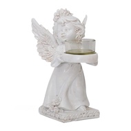 Decorative Angel Candle Holder Vintage Home Decor Living Room Bedroom Angel Figurines Christmas Orna