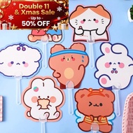 ICF Cartoon hand fan For Kids Student Portable Small Fan Handheld Plastic Fan