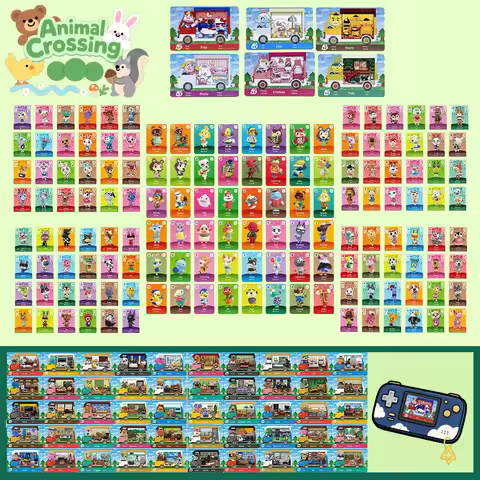 2025 New Hot Amxxbo card 001-400 Animal Crossing New Horizons Amxxbo New Leaf card NS Switch nfc car