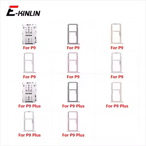 Micro SD Sim Card Tray Reader Container Holder Replacement Parts For HuaWei P9 Plus Socket Slot Adap