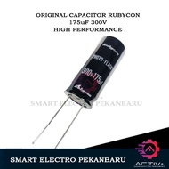 ORIGINAL 175uF 300V RUBYCON PHOTO-FLASH CAPACITOR ELCO 175uF 300VOLT PHOTOFLASH CAPACITOR Elko 175 u