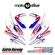 SATRIA F150 STRIPING MOTIF 10 / MOTOSTICKER / ECSTAR / SATRIA FU BARONGA 2012 / STICKER / STICKER