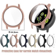 屯京 - [透明白][適用於佳明手錶vivoactive5] 智慧手錶保護殼 殼膜一體殼 手錶保護套 [平行進口]