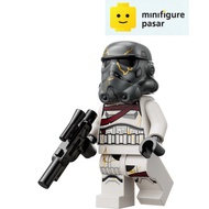 sw1417 Lego Star Wars Ahsoka 75412 - Night Trooper Dark Bluish Gray Helmet Minifigure - New