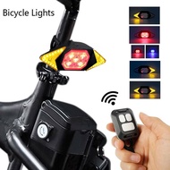 VULNER Waterproof Cycling Bicycle Lights Remote Control Bike Rear light Bicycle Indicator LED Turn Signal Light