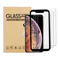 (3652) 3片裝 Apple iPhone SE 2020 / 2022 4.7 吋保護貼連貼膜器Glass Pro+ 鋼化玻璃手機螢幕保護貼(非全屏)