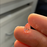 Messi Jewelry Radiant Cut Fancy Pink Synthetic Diamond CVD HPHT Lab Grown Pink Diamond