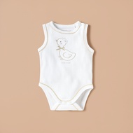 Giggles Duck Embroidered Sleeveless Bodysuit