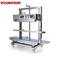 Stainless Steel Large Bag Sealer Inkjet Printing Sealing Machine Vertical Continuous Heat Plastic Ba