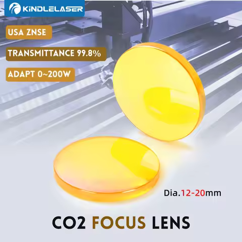ZnSe Focus Lens USA CVD Lens Dia.12/15/18/20 FL25.4/38.1/50.8/63.5/76.2/101.6/127/160mm for CO2 Lase