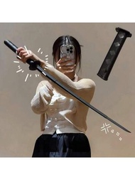 1把可伸縮日本武士刀,3d打印重力投擲劍,塑料減壓劍,受歡迎的青少年抓握玩具