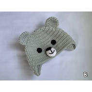 EYES BEAR HAT  (7 - 9 months)