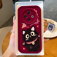 Casing hp for Tecno Spark 30C Case Maneki-neko with classic color Original Cesing silicone Case Atta