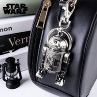 1pc Star Wars Officially Licensed 3D Shaped Pendant Bag Charm Keychain Anime Character Keyring R2D2 