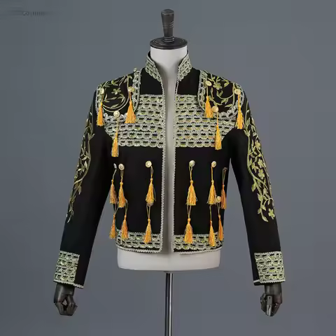 Adult Men Spanish Matador Spain Bullfighter Party Cosplay Costumes Theater Costume For Stage Perform