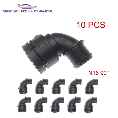 1/2/5/10 N16 90° For BMW 1 3 5 Series E71 E81 E87 E60 E90 X1 X4 X5 X6 Radiator Coolant Hose Flange H