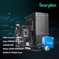 Intel Core i5-12400/ Asus PRIME H610M-K/ 256GB SSD/ Netac DDR4 8GB RAM/ DMES D-TX200 Case