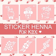 Henna Sticker For Kids | Henna Sticker Kanak2 | Henna Sticker VIRAL