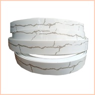 △ ◺ ◳ Glossy MarbleWhite Edging / Edge Banding UNICA Laminated Edge Banding PVC 10meters x 21mm x 0